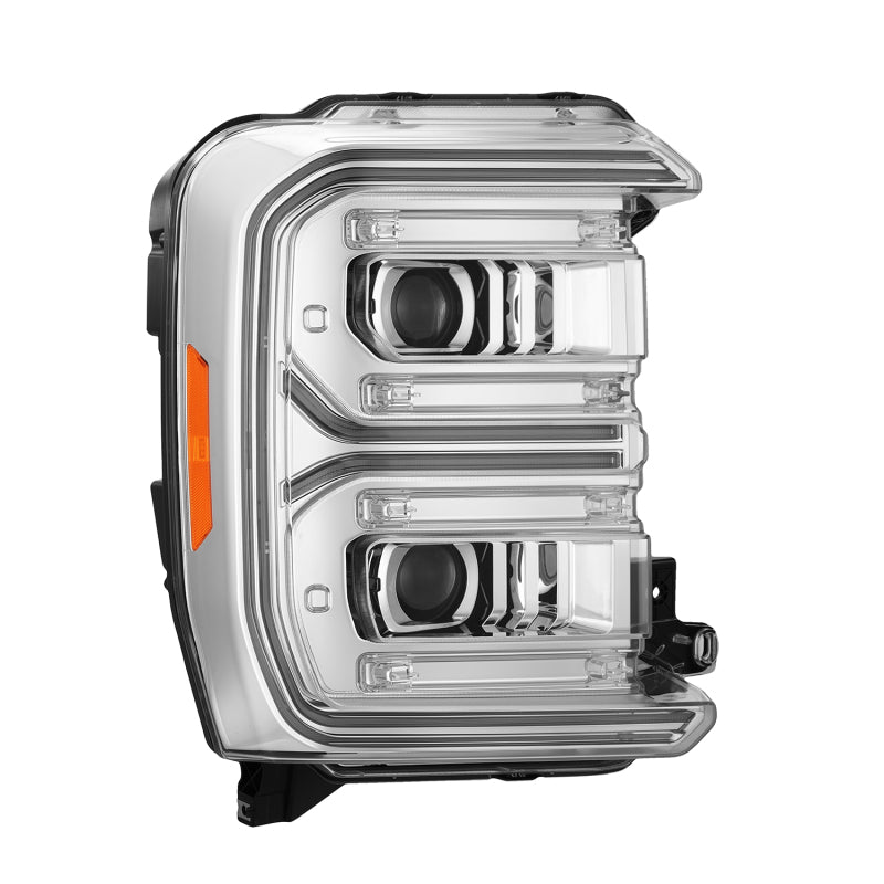 AlphaRex 2023 Ford F250-F450SD  Luxx Series LED Proj Hdlights/ Chrome Activation Lt/ Seq Signal/DRL - 880910