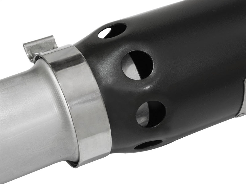 aFe LARGE BORE HD 3.5in DPF-Back SS Exhaust w/Black Tip 2016 GM Colorado/Canyon 2.8L (td) - 49-44064-B