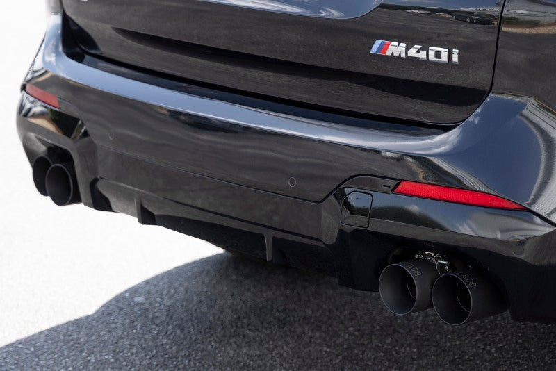 Dinan 18-25 BMW X3 M40i/X4 M40i (G01/G02) Valved Catback Exhaust System - Black Tips - D660-0099-BLK