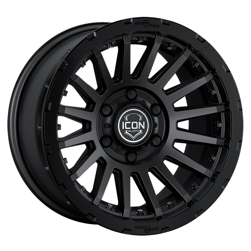 ICON Recon Pro 18x9 6 x 5.5 25mm Offset 6in BS 95.1mm Bore Satin Black Wheel - 23618909060SB