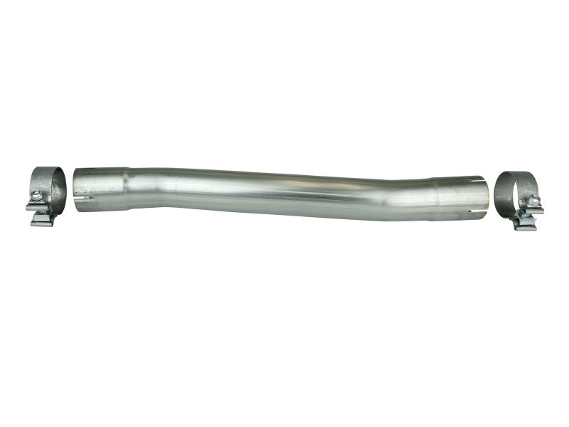 aFe MACH Force-Xp Muffler Delete Pipe 2-1/2 IN ID Inlet/Outlet x 24 IN Overall Length - 49M30053