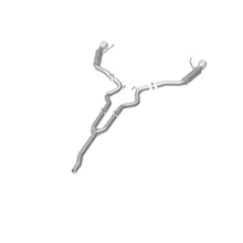 Load image into Gallery viewer, MagnaFlow Cat-Back 15-16 Ford Mustang 2.3L L4 Competition SS 3in Dual Split Rear 4.5in Black Tips - 19256