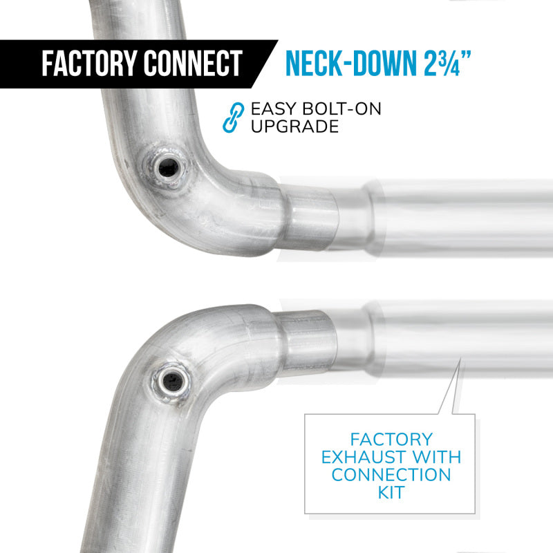 Stainless Works 15-25 Mustang GT Lead Pipe Kit - Factory Connect - M15LDSFC