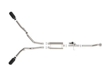 Load image into Gallery viewer, aFe Gemini XV 3in 304 SS Cat-Back Exhaust 2021 Ford F-150 V6 2.7L/3.5L (tt)/V8 5.0L w/ CO Black Tips - 49-33129-B