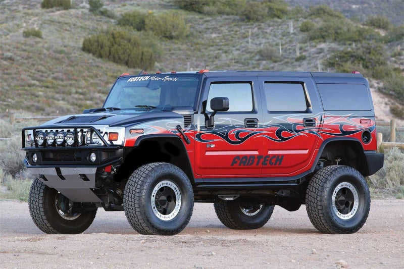 Fabtech 03-08 Hummer H2 4WD 6in Performance System - Component Box 2 - Black - FTS27004BK