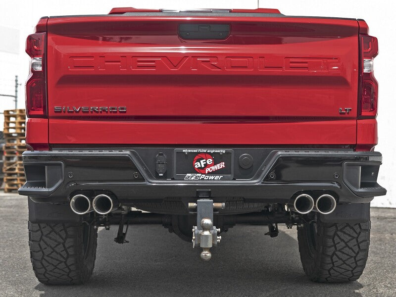 aFe Vulcan Series 3in 304SS DPF-Back 20-21 GM Trucks L6-3.0L (td) LM2 - Dual Polished Tip - 49-34130-P