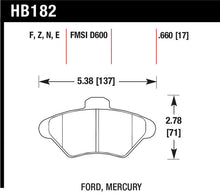 Load image into Gallery viewer, Hawk HP+ Street Brake Pads - HB182N.660