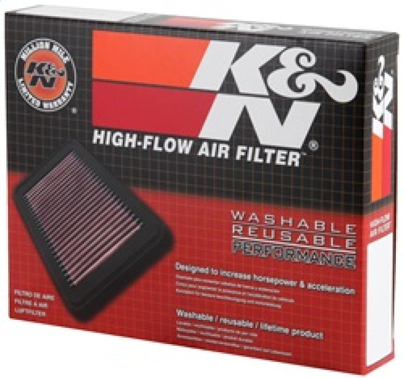 K&N Replacement Panel Air Filter for 2014-2015 Infiniti Q50 3.5L/3.7L V6 (2 Required) - 33-5014