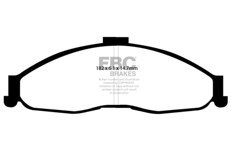 EBC 98-02 Chevrolet Camaro (4th Gen) 3.8 Bluestuff Front Brake Pads - DP51239NDX