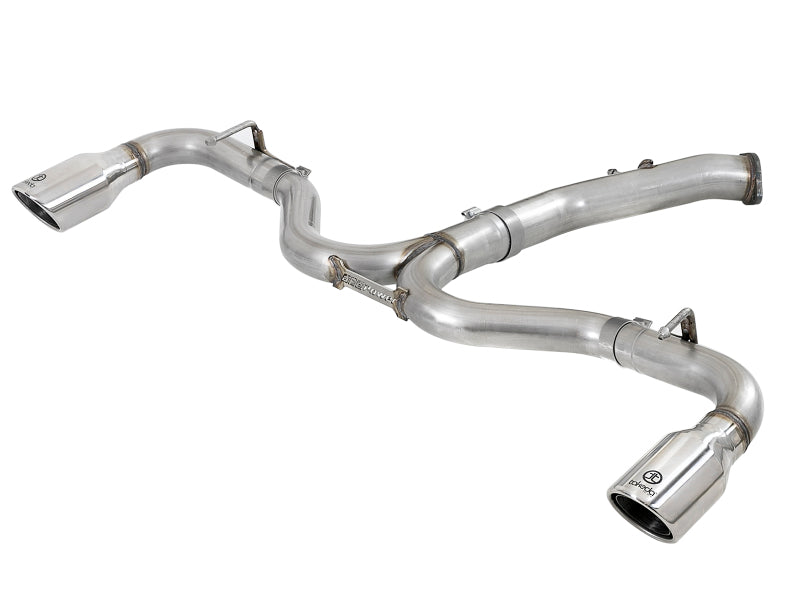 aFe Takeda 3in-2.5in SS Axle-Back Exhaust w/Polished Tips 2018 Hyundai Elantra GT Sport I4-1.6L(t) - 49-37002-1P