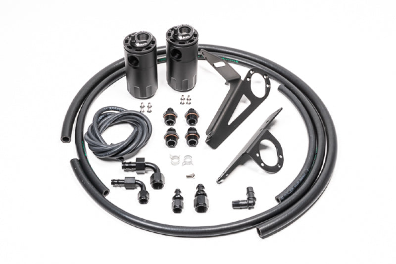 Radium Engineering 00-05 Honda S2000 LH Drive Only Dual Catch Can Kit Fluid Lock - 20-0096-FL