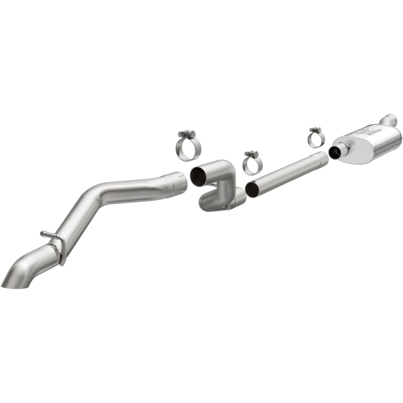 MagnaFlow 2018+ Jeep Wrangler 3.6L SS Driver Side Rear Exit w/o Tip Cat-Back Exhaust - 19386