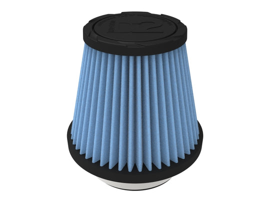 aFe POWER Universal Clamp-On Air Filter w/ D2 Dura-Dry Media - 3-1/2in F x 6in B x 4in T x 5in H - 21-35005V