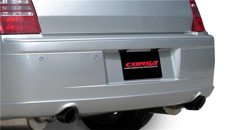 Corsa 2005-2010 Dodge Charger R/T 5.7L V8 Black Xtreme Cat-Back Exhaust - 14439BLK