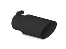 Load image into Gallery viewer, MBRP Universal Tip 4in OD 3in Inlet 10in Length Dual Wall Angled End Black - T5156BLK