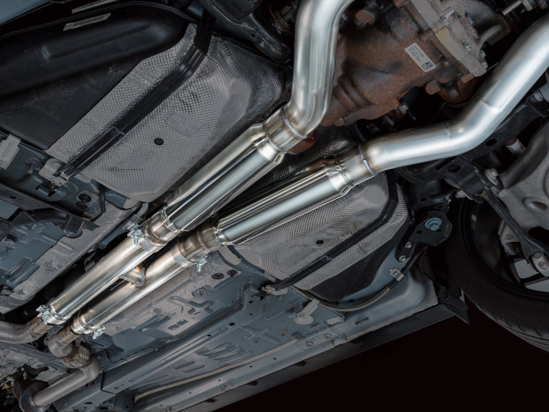 AWE Tuning 18-23 S550 Mustang GT SwitchPath Exhaust - Diamond Black Tips - 3025-43550