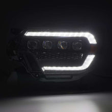 Load image into Gallery viewer, AlphaRex 12-15 Toyota Tacoma NOVA LED Proj Headlights Plank Style Black w/Activ Light/Seq Signal/DRL