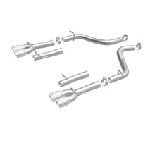 Load image into Gallery viewer, MagnaFlow Axle-Back, SS, 2.5in, Quad Split Rear 3.5in Tip 2015 Dodge Challenger 3.6L V6 - 19218