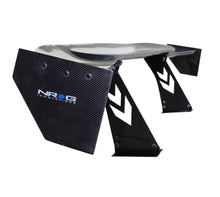 Load image into Gallery viewer, NRG Carbon Fiber Spoiler - Universal (69in.) w/NRG Logo / Stand Cut Out / Large Side Plate - CARB-A691NRG