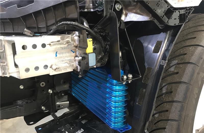 GReddy 2017-2019 Honda Civic Type-R NS1010G 10 Row Oil Cooler Kit - 12058002