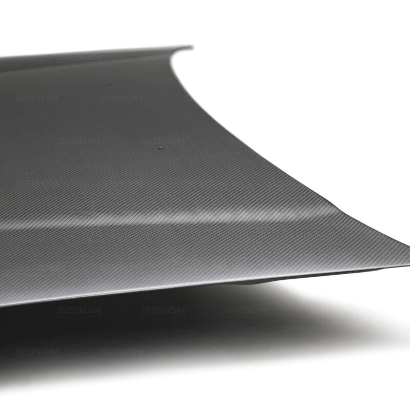 Seibon 1992-1995 Honda Civic Coupe OEM-Style Dry Carbon Fiber Hood - HD9295HDCV2D-OE-DRY