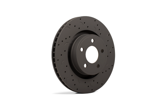 Hawk Talon 1993 Lexus GS300 Drilled and Slotted Rear Brake Rotor Set - HTC5240