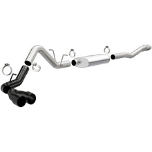 Load image into Gallery viewer, MagnaFlow CatBack 14-18 GMC Sierra 1500 V8-6.2L Polished Stainless Exhaust w/ Black Coated Tips - 19378