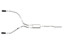 Load image into Gallery viewer, aFe Apollo GT Series 3 IN 409 SS Cat-Back Exhaust System w/ Black Tip GM Sierra 1500 09-18 - 49-44111-B