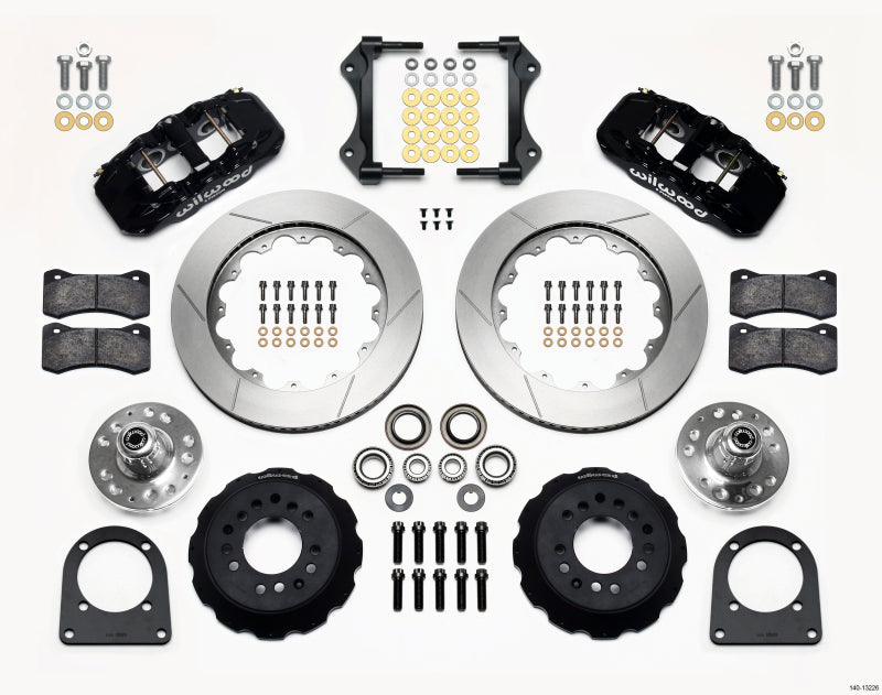 Wilwood AERO6 Front Hub Kit 14.00in TCI-IFS 71-78 (Pinto Based) - 140-13226