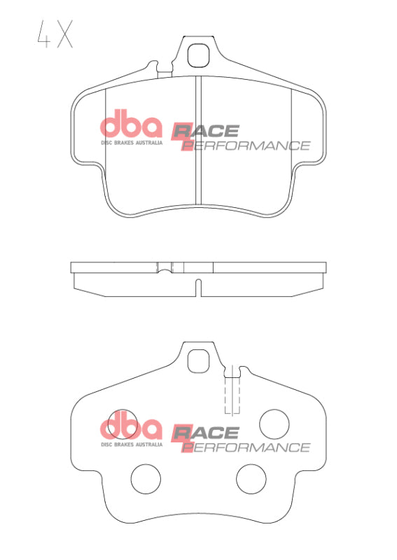 DBA 97-13 Porsche 911 996/99 RP Performance Rear Brake Pads - DB1401RP