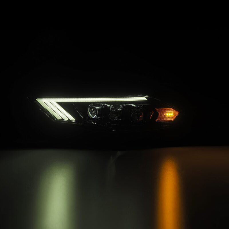 AlphaRex 18-22 Ford Mustang NOVA-Series LED Projector Headlights Alpha-Black - 880257
