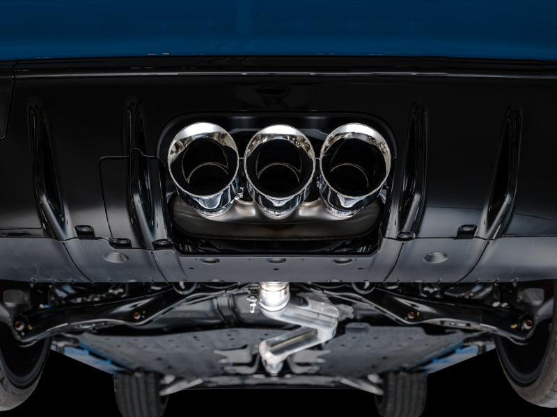 AWE Tuning 2023 Honda Civic Type R FL5 Touring Edition Exhaust w/ Triple Chrome Silver Tips - 3015-52287