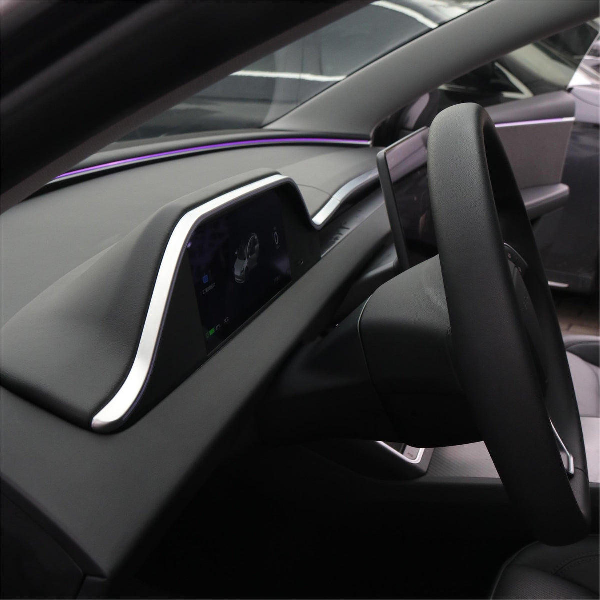 TESERY 8.9'' Dashboard Display with Ambient Lighting for Model 3 Highland / Model Y Juniper
