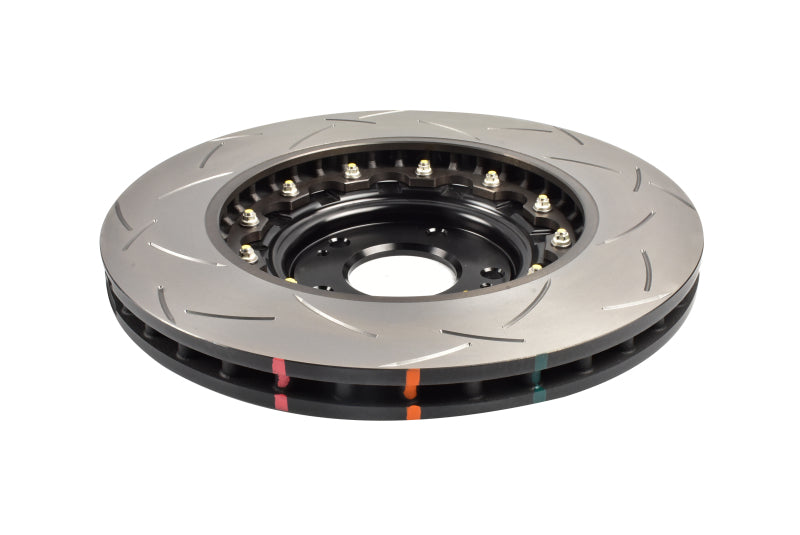 DBA 22-23 Hyundai Elantra N/Kona N Front 5000 Series Slotted Rotor w/Black Hat - DBA53148BLKS