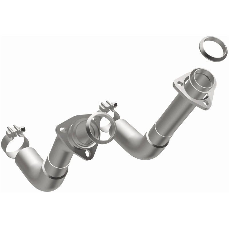 MagnaFlow 66-72 Chevy C10 Pickup V8 2-Piece Front Exhaust Pipe Kit (2in Tubing/Clamps/Inlet Flanges) - 15380