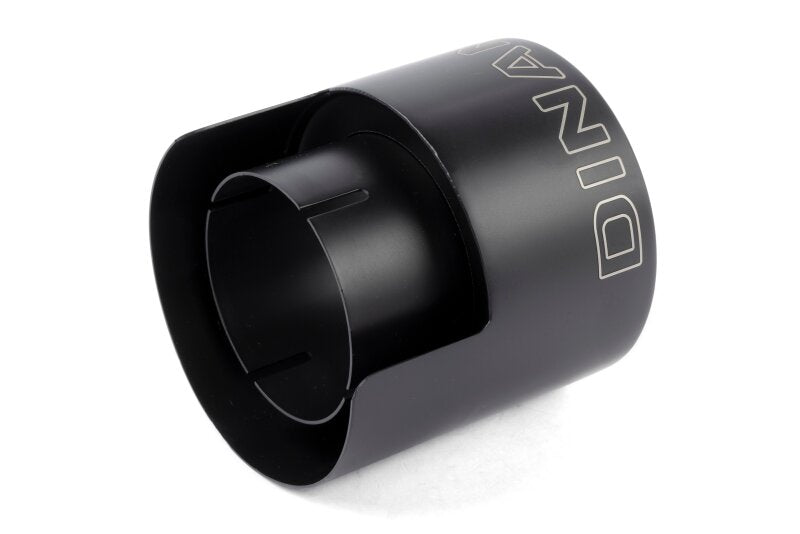 Dinan Double-Walled 4.5in Clamp-On Exhaust Tip - Black - 4.5in Outlet / 3in Inlet - D663-0640-BOX