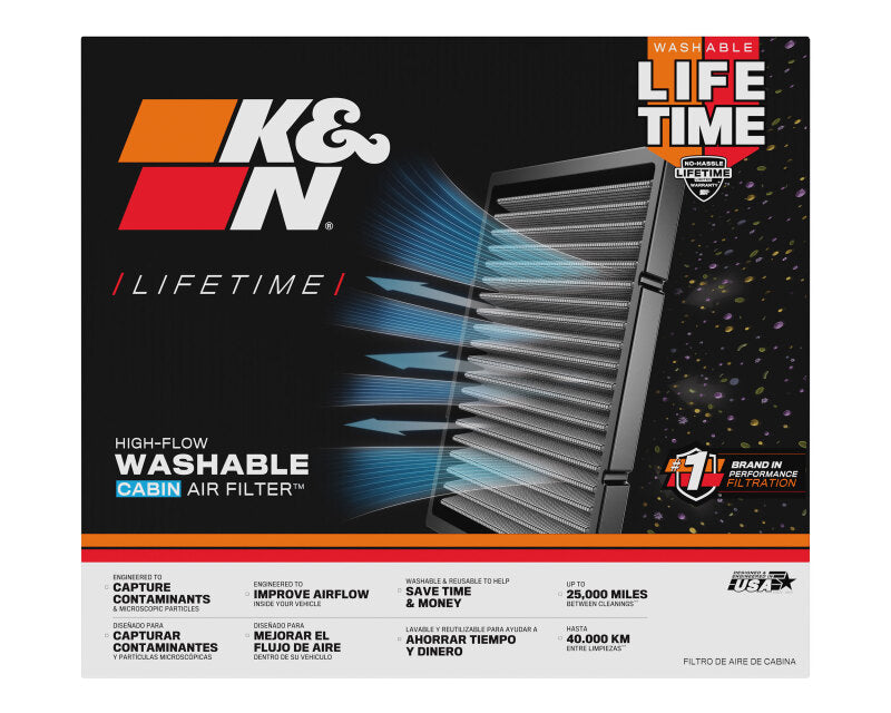 K&N 2021+ Polestar  2 Electric / 2019+ Volvo XC40 2.0L Cabin Air Filter - VF3025