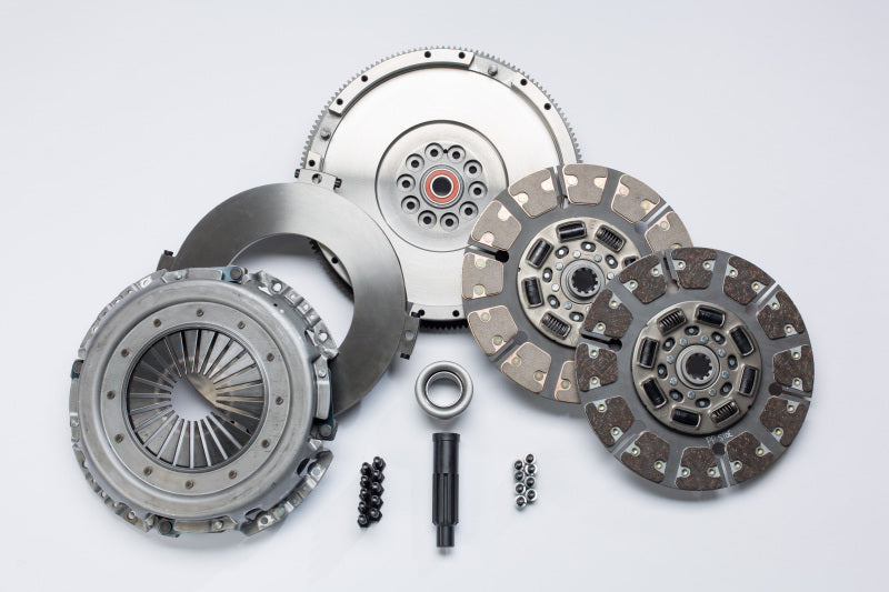 South Bend Clutch 04-07 Ford 6.0L ZF-6 Street Dual Organic Disc Clutch Kit - SFDD3250-6.0-ORG