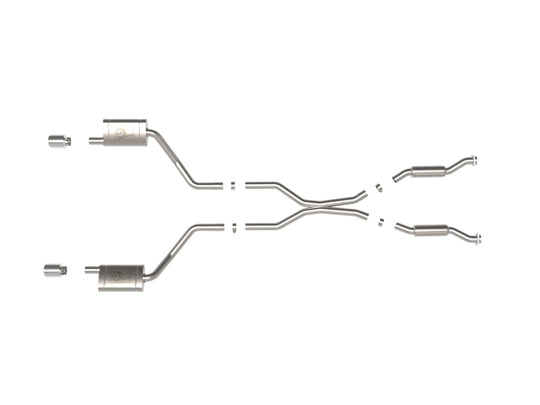 aFe 11-21 Dodge Durango V6-3.6L/V8-5.7L MACH Force-Xp 304 SS Cat-Back Exhaust System w/ Polished Tip - 49-32086-P