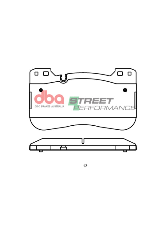 DBA 2020+ BMW M3 Comp Street Series Front Brake Pads - DB15302SP