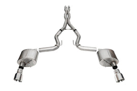 Corsa 24+ Ford Mustang GT Xtreme Cat-Back Exhaust Sys. 3.0in Dual Rear Exit w/4.5in Pro Series Tips - 21250