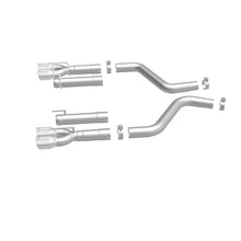 Load image into Gallery viewer, MagnaFlow Axle-Back, SS, 3in, Quad Split Rear 3.5 Tips 2015 Dodge Challenger incl SRT Hellcat - 19206