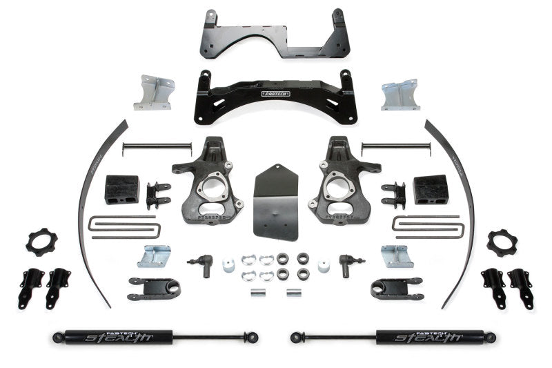 Fabtech 14-18 GM C/K1500 P/U w/oE Forg Stl UCA 6in Basic Sys w/Stealth - K1067M