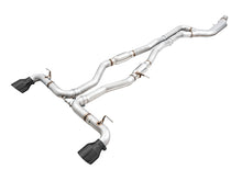 Load image into Gallery viewer, AWE Tuning 2020 Toyota Supra A90 Resonated Track Edition Exhaust - 5in Diamond Black Tips - 3015-33130