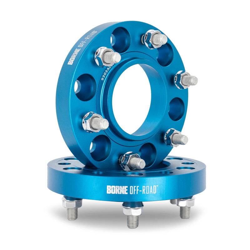 Mishimoto Wheel Spacers - 6x139.7 - 95.1 - 30 - M14 - Blue - BNWS-013-300BL