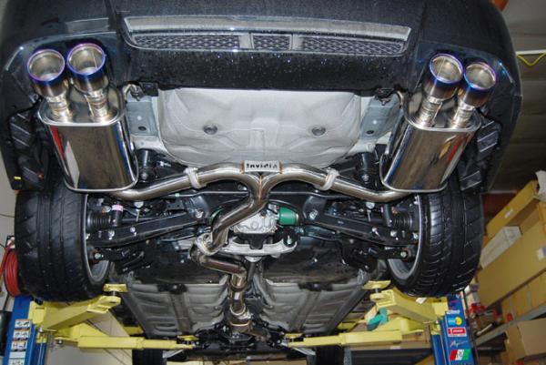 Invidia 11+ STI/WRX Sedan Only 76mm Q300 Titanium Tip Cat-back Exhaust - HS11STIG3T