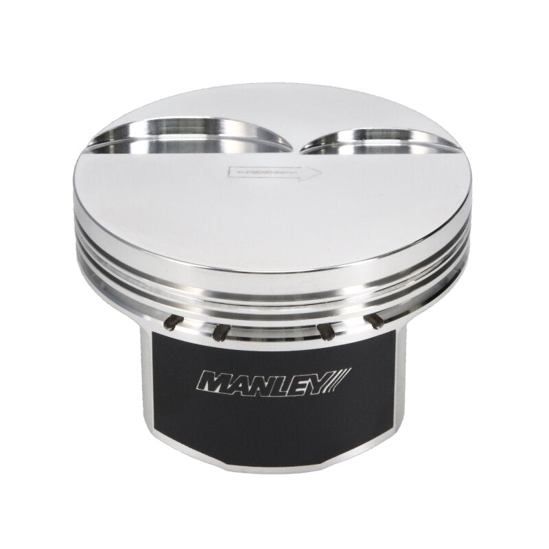 Manley Chevy LS Series 4.075in Bore 0.927in Pin -4cc Flat Top Platinum Series Dish Pistons Set - 592575C-8