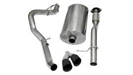 Corsa 2009-2013 Chevrolet Suburban 1500 5.3L V8 Black Sport Cat-Back Exhaust - 14914BLK