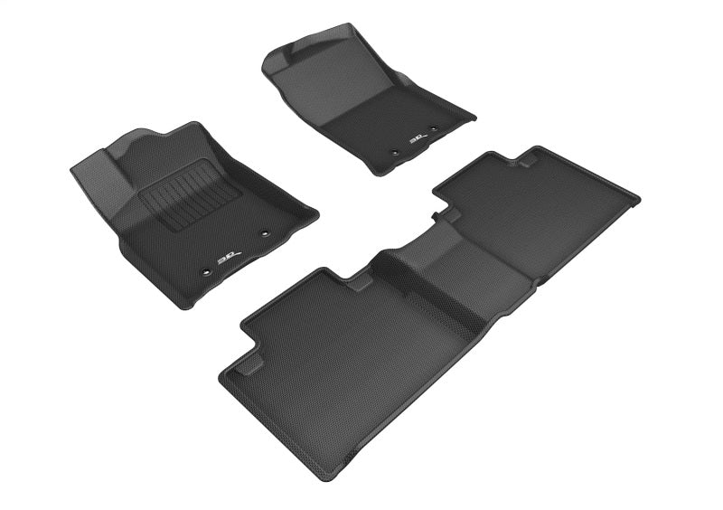 3D MAXpider 18-23 Toyota Tacoma Access Cab Kagu Black Full Set (R2 W/O Seat) - L1TY25001509