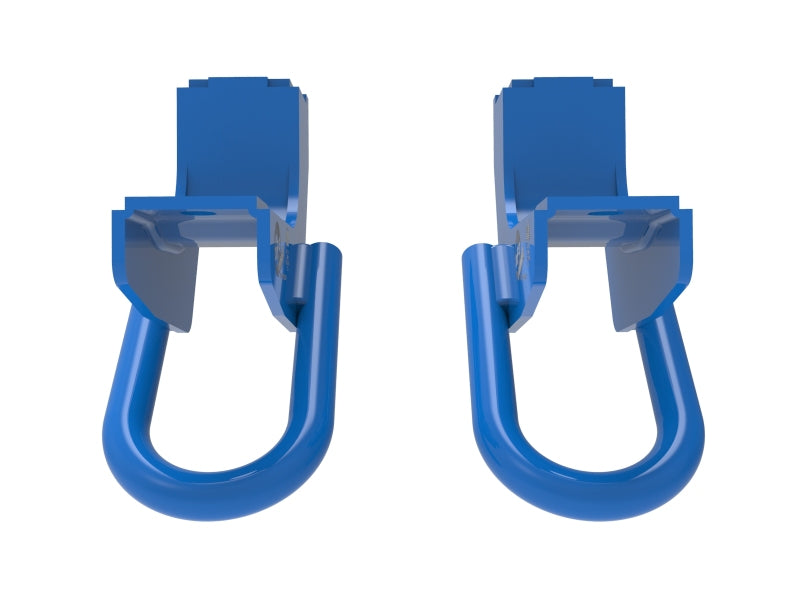 aFe Toyota Tundra 2022 V6-3.5L (tt) Front Tow Hook Blue - 450-72T001-L